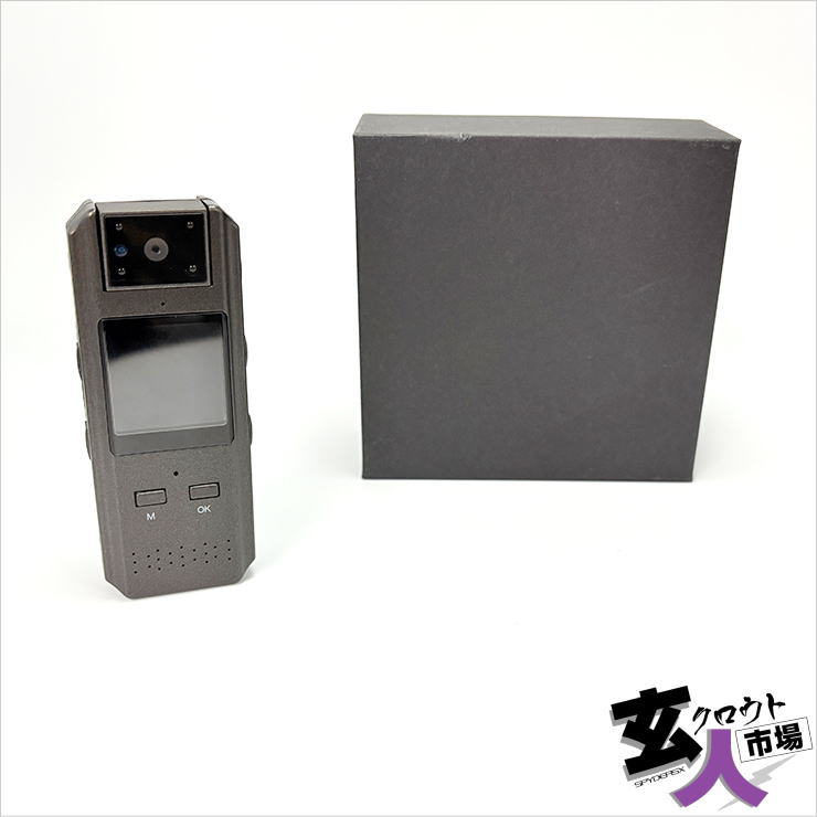 【CHA-41561】ペンクリップビデオカメラ 回転レンズ 赤外線【GX-121】4K ～60fps 256GB対応 ※検査保留品