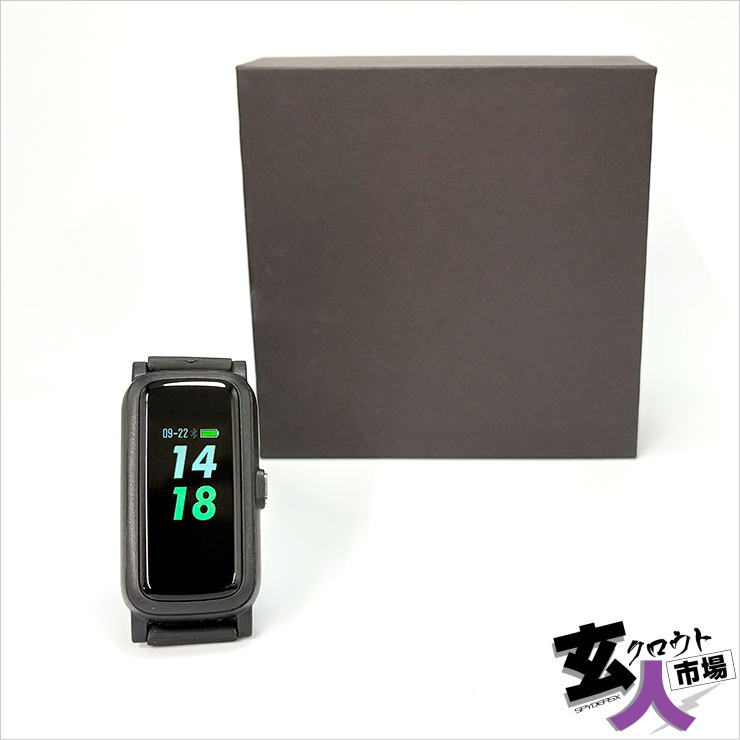 【CHA-41572】スマートウォッチ型カメラ ボイスレコーダー【W-711】1080P ～25fps 64GB内蔵 ※検査保留品