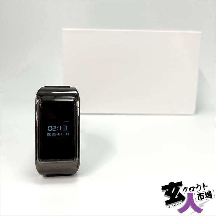 【CHA-41573】スマートウォッチ型ビデオカメラ ボイスレコーダー 1080P ～30fps 32GB内蔵 ※サンプル品
