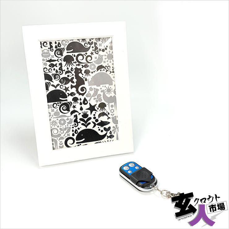 【CHA-41618】写真立て型カメラ フォトフレーム  長時間録画 遠隔操作 16GB内蔵【H-778】720P H.264 ～30fps 64GB対応 ※検査保留品