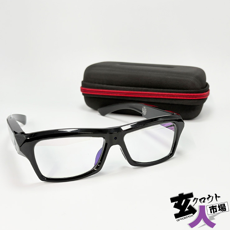 【CHA-41659】メガネ型カメラ 暗視補正 リーダー機能 ハンズフリー 1080P 30fps 1TB対応 ※サンプル品