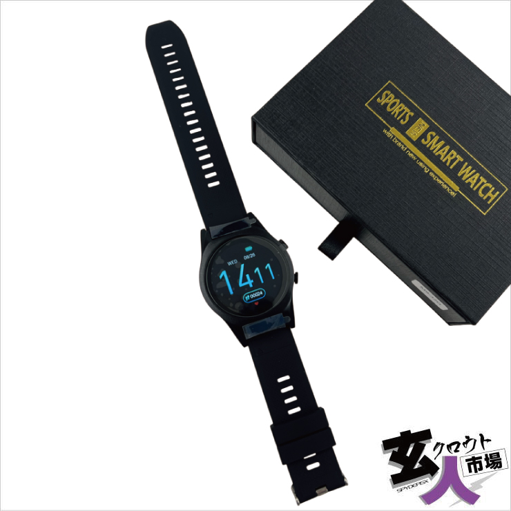 【CHA-41744】スマートウォッチ型カメラ 1080p録画・録音対応 Bluetooth対応 32GB内蔵 ※サンプル品