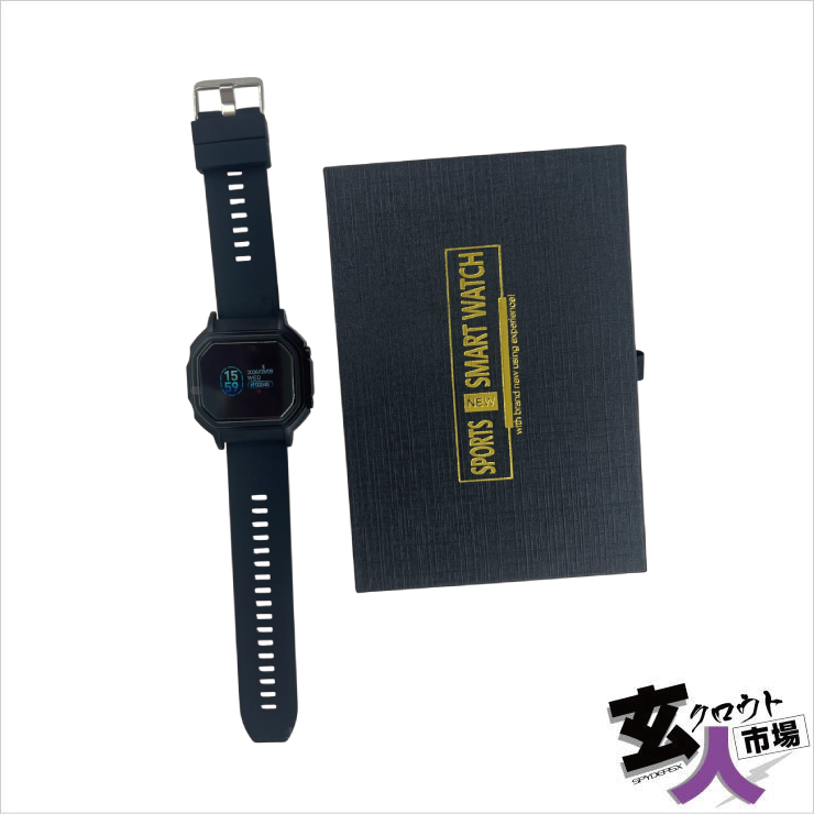 【CHA-41776】スマートウォッチ型カメラ 録画対応 ボイスレコーダー Bluetooth対応 1080p 32GB内蔵 ※検査保留品