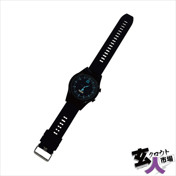 【CHA-41790】スマートウォッチ型カメラ 目立ちにくいレンズ設計 録音対応 フルHD録画 Bluetooth対応 32GB内蔵 [スパイダーズX好きにオススメ] ※サンプル品