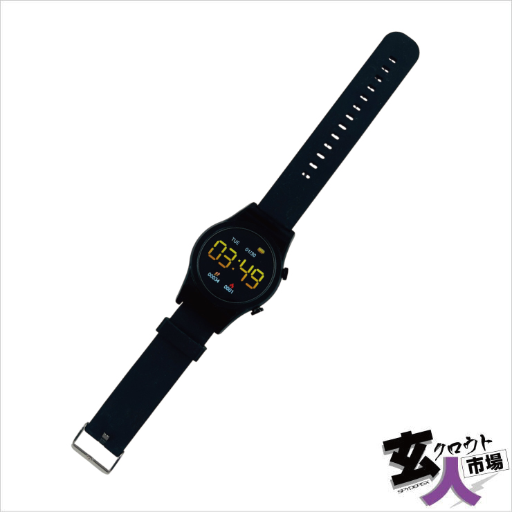 【CHA-41800】スマートウォッチ型カメラ 目立ちにくいレンズ設計 録音対応 フルHD録画 Bluetooth対応 32GB内蔵 [スパイダーズX好きにオススメ] ※サンプル品