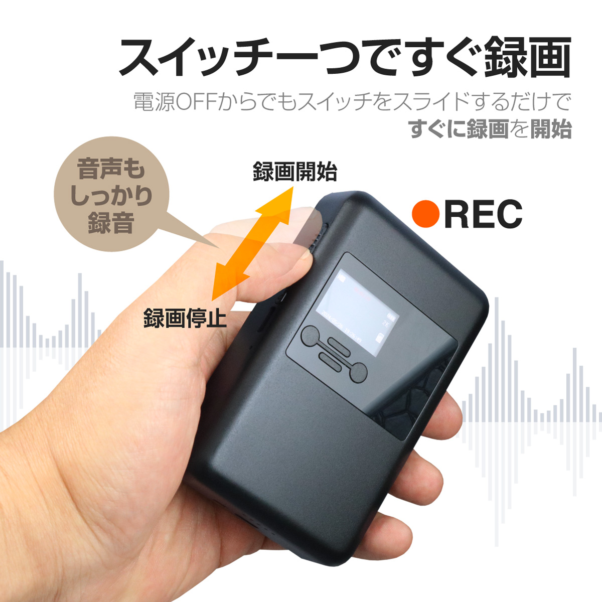 Gexa(ジイエクサ) 2.3K ワイヤレス充電器型カメラ 小型カメラ GX-302