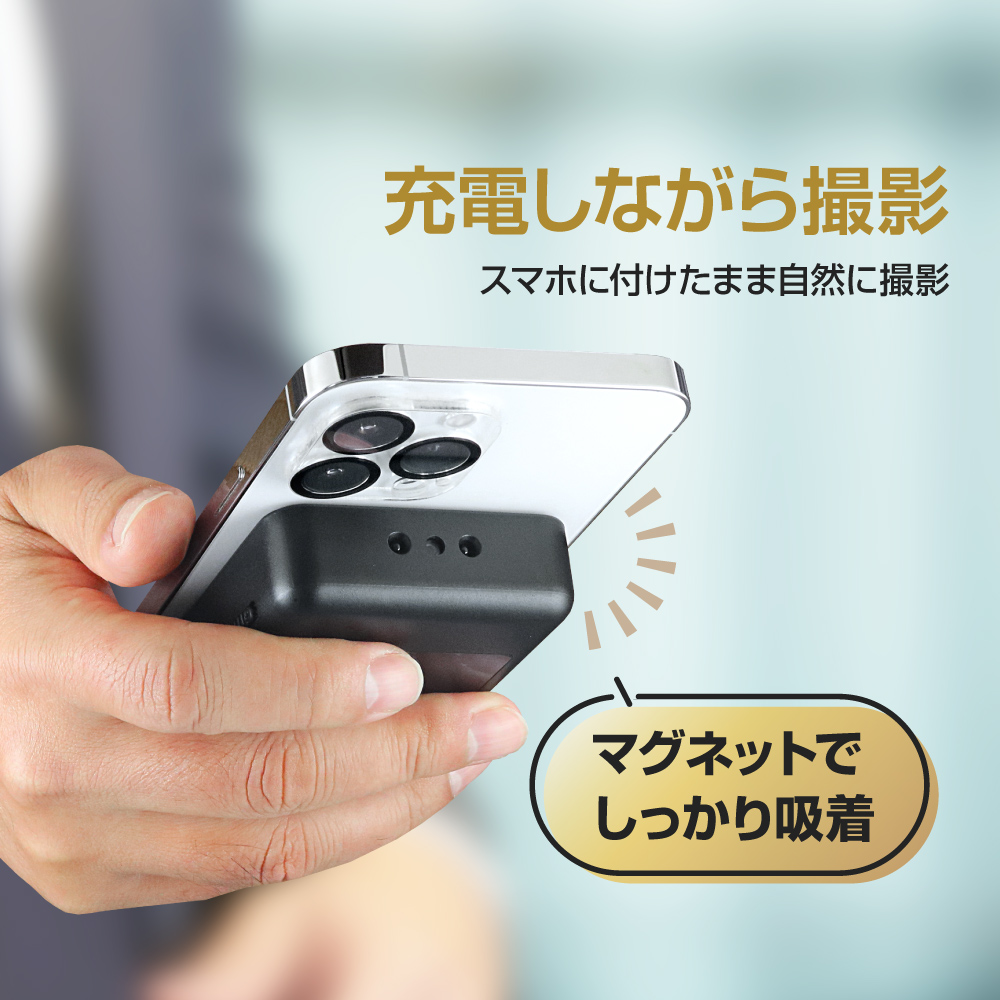 Gexa(ジイエクサ) 2.7K ワイヤレス充電器型カメラ 小型カメラ GX-311B