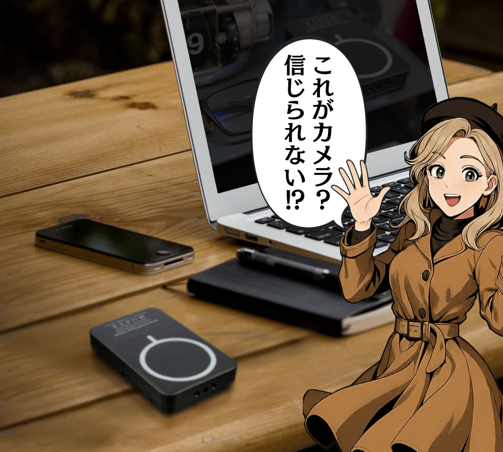 Gexa(ジイエクサ) 2.7K ワイヤレス充電器型カメラ 小型カメラ GX-311B